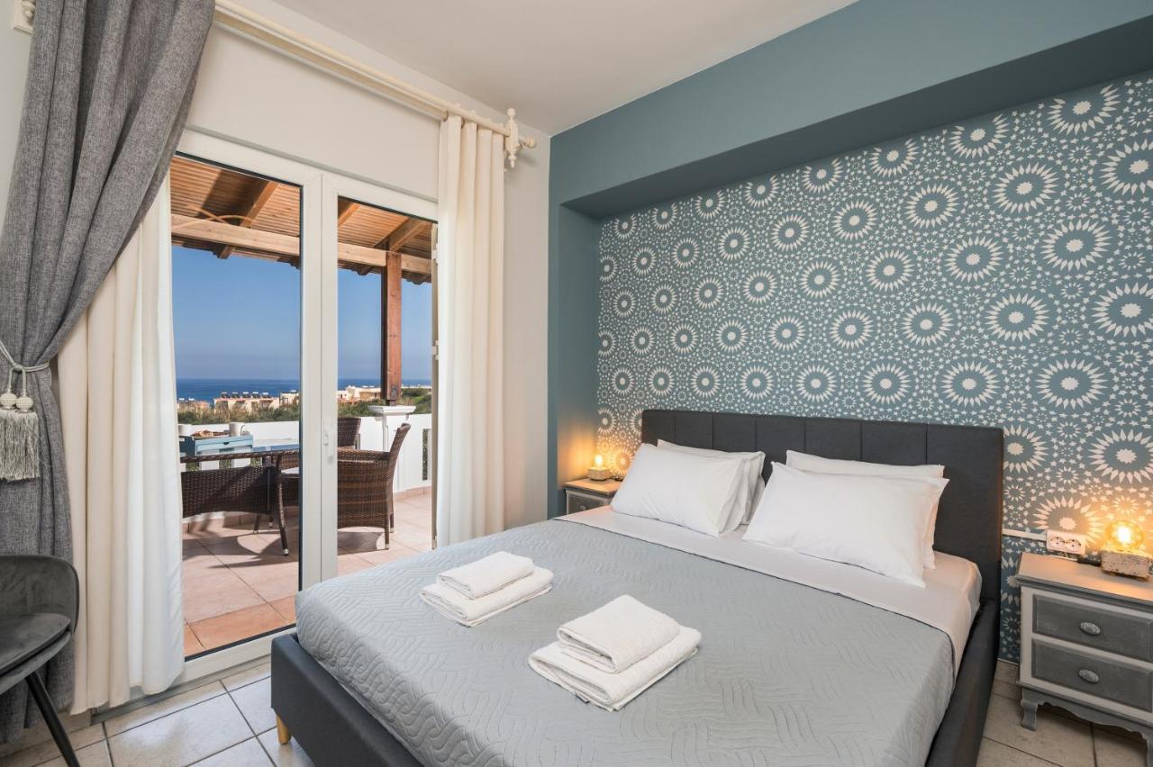 Casa De Philippe With Unique Seaview 2' From Beach Agia  Eksteriør bilde